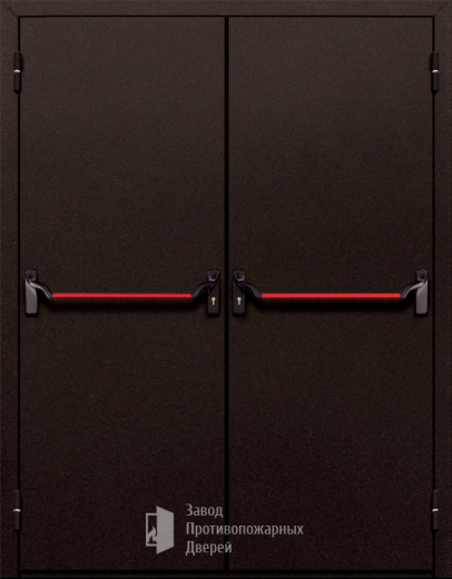 Фото двери «Двупольная глухая с антипаникой №110» в Наро-Фоминску