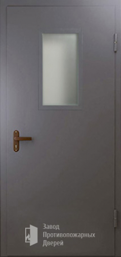 Фото двери «Техническая дверь №4 однопольная со стеклопакетом» в Наро-Фоминску