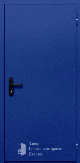 Фото двери «Однопольная глухая (синяя)» в Наро-Фоминску