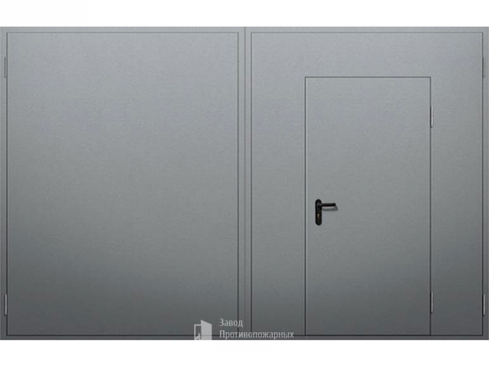 Фото «Распашные ворота с калиткой №3» в Наро-Фоминску