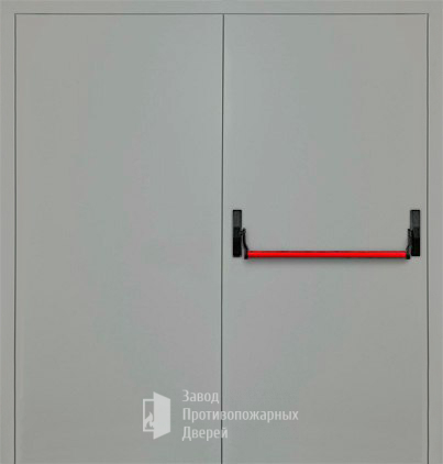 Фото двери «Двупольная глухая с антипаникой (2 створки) EI-30» в Наро-Фоминску