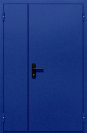 Фото двери «Полуторная глухая (синяя)» в Наро-Фоминску