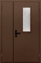 Фото двери «Полуторная со стеклом №28» в Наро-Фоминску