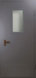 Фото двери «Техническая дверь №4 однопольная со стеклопакетом» в Наро-Фоминску