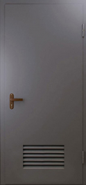 Фото двери «Техническая дверь №3 однопольная с вентиляционной решеткой» в Наро-Фоминску