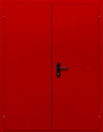Фото двери «Двупольная глухая (красная)» в Наро-Фоминску